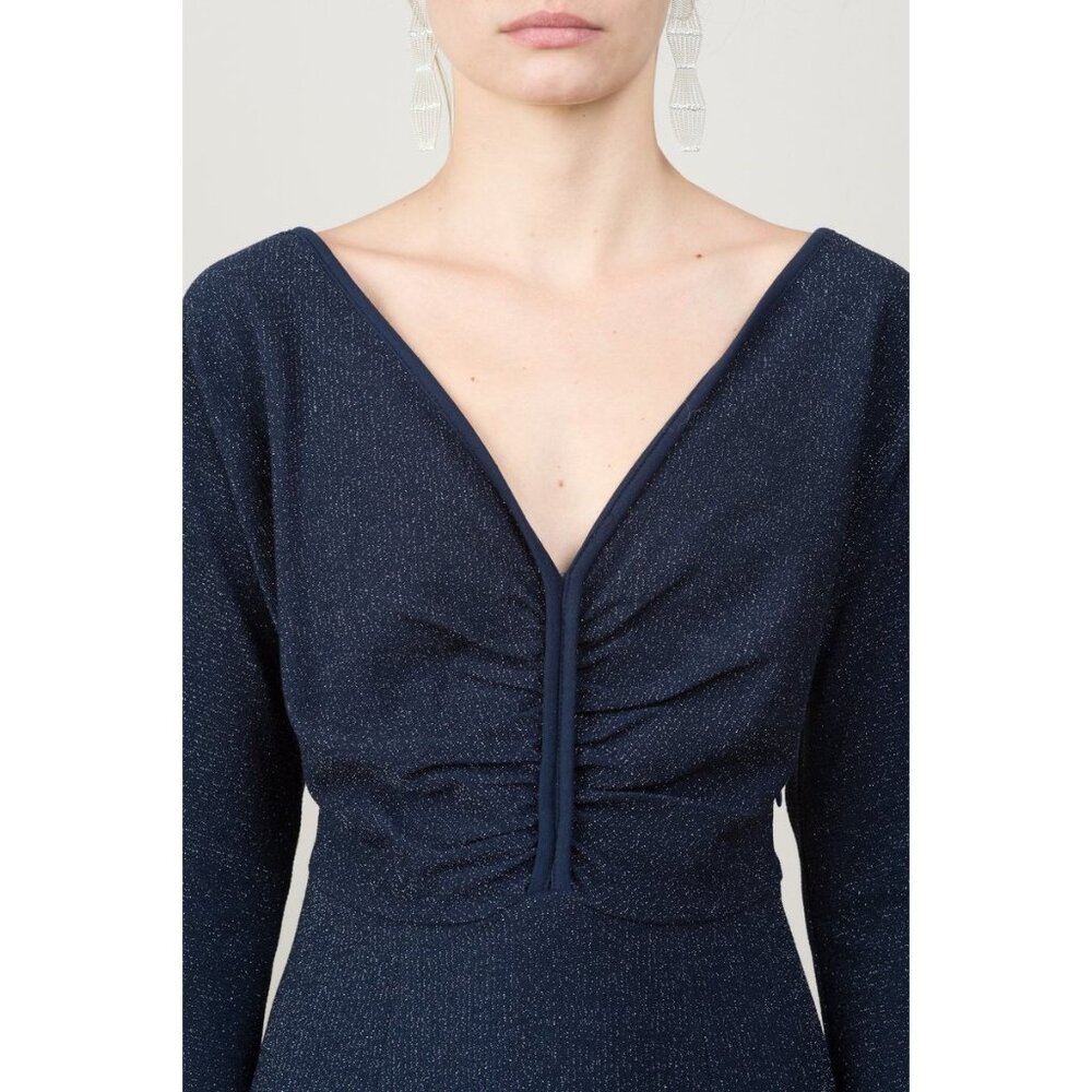 Rachel Comey Midnight Blue Long Sleeve Dress - Picture 3 of 12